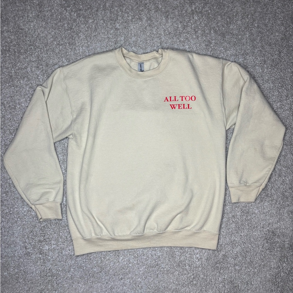 Taylor Swift All Too Well Crewneck Sweatshirt
